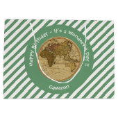 Antiek 1786 Oostelijk halfrond Kaart Thema Feest Groot Cadeauzakje (Achterkant)