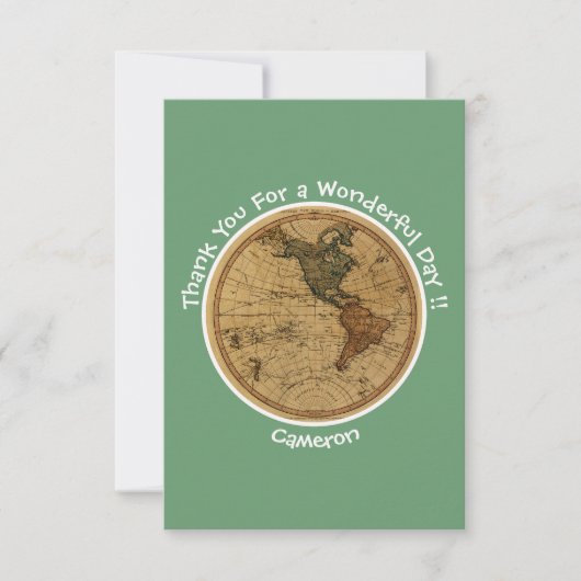 Antiek 1786 Western halfrond Kaart Thema Feest (Voorkant)