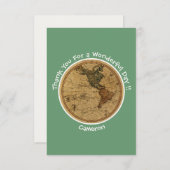 Antiek 1786 Western halfrond Kaart Thema Feest (Voorkant / Achterkant)