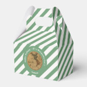 Antiek 1786 Western halfrond Kaart Thema Feest Bedankdoosjes (Voorkant Zijde)