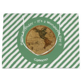 Antiek 1786 Western halfrond Kaart Thema Feest Groot Cadeauzakje (Voorkant)