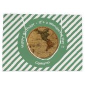 Antiek 1786 Western halfrond Kaart Thema Feest Groot Cadeauzakje (Achterkant)