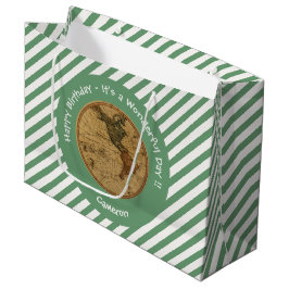 Antiek 1786 Western halfrond Kaart Thema Feest Groot Cadeauzakje