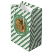 Antiek 1786 Western halfrond Kaart Thema Feest Medium Cadeauzakje (Achterkant Gekanteld)