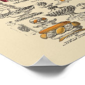 Antiek 1828 Fles Design Poster (Hoek)