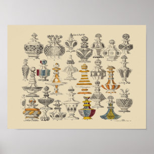 Antiek 1828 Fles Design Poster
