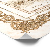 Antiek 1855 Kaart van Florida Poster (Hoek)