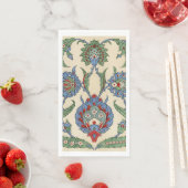 Antiek 1885 Flower & Leaves Pattern Servet (Insitu)