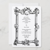 Antiek 18e eeuw Barokke Rococo Lijst Kaart (Voorkant)