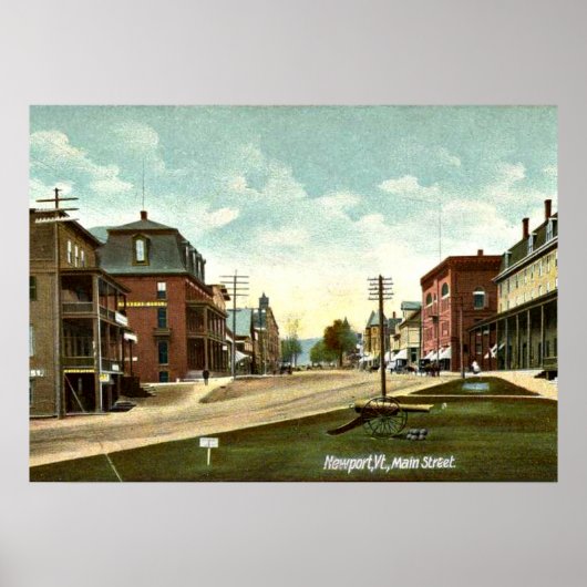 Antiek, 1908,  Newport, Vermont Poster (Voorkant)