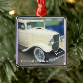 Antiek 1920s autowrak metalen ornament