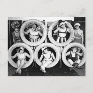 Antiek 1920s Liberal Flapper Dames Foto Briefkaart