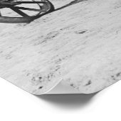 Antiek 1920s Road Construction Equipment Poster (Hoek)