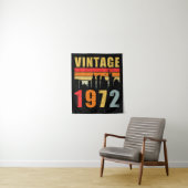 Antiek 1972 Gemaakt in 1972 Wandkleed (In situ)