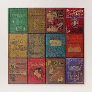 ANTIEK 19E-EEUWSE BOEKEN KUNST LEGPUZZEL