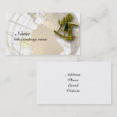 Antiek 1 visitekaartje (Voorkant / Achterkant)