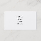 Antiek 1 visitekaartje (Achterkant)