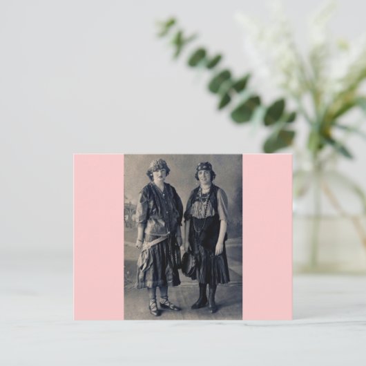 Antiek 20-1920 Vrouwen in zigeunerkostuums Briefkaart (Staand voorkant)