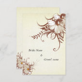 Antiek 3,5-inch x 5-inch flatpanel voor bruiloft kaart (Voorkant / Achterkant)