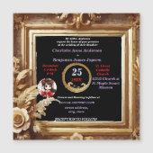 Antiek 3D Golden Floral Botanical Lijst (Voorkant)