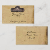 Antiek 5 Visitekaartje (Voorkant / Achterkant)