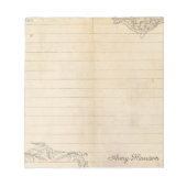  Antiek Aangepast dagboek Notitieblok (Voorkant)