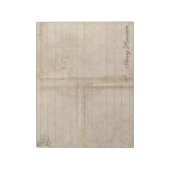 Antiek Aangepaste Naam van dagboek Notitieblok (Linkerzijde)