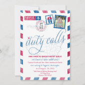 Antiek aankondiging van de militaire vliegreis Air (Voorkant)