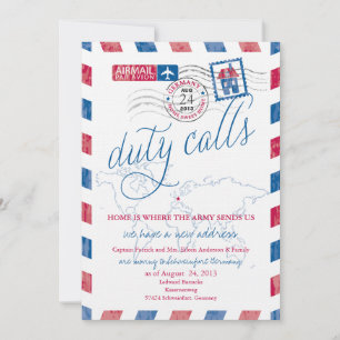 Antiek aankondiging van de militaire vliegreis Air