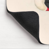 Antiek aanraakgevoelige vogelsoorten muismat (Hoek)