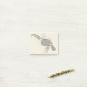 Antiek aanraakgevoelige vogelsoorten post-it® notes (Op bureau)