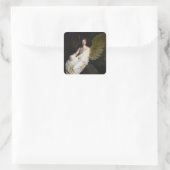 Antiek Abbott Handerson Thayer Angel Painting Vierkante Sticker (Tas)