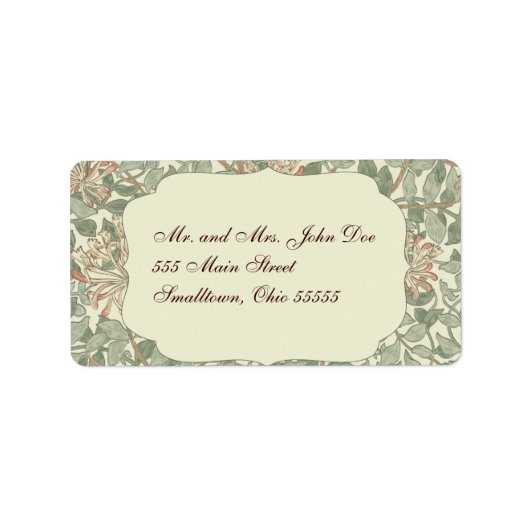 Antiek Adresetiketten Etiket (Voorkant)