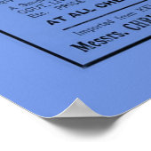 Antiek advertenties afdrukken poster (Hoek)