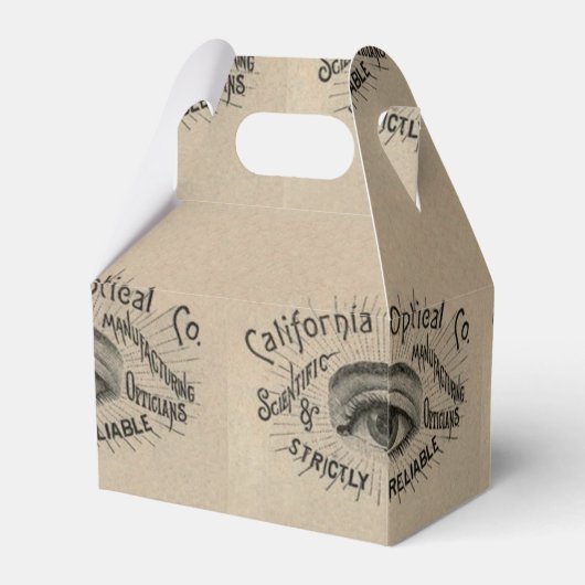 Antiek Adverteren optisch Bedankdoosjes (Achterkant)