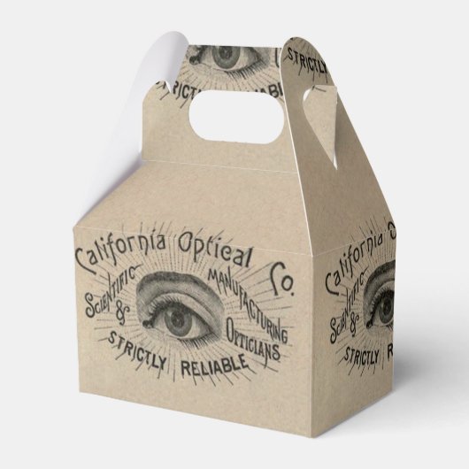 Antiek Adverteren optisch Bedankdoosjes (Voorkant Zijde)