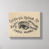 Antiek Adverteren optisch Canvas Afdruk (Voorkant)