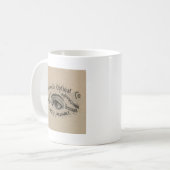 Antiek Adverteren optisch Koffiemok (Voorkant links)