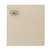 Antiek Adverteren optisch Notitieblok (Voorkant)