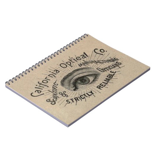 Antiek Adverteren optisch Notitieboek (Linkerzijde)