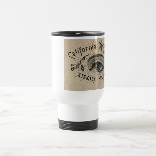 Antiek Adverteren optisch Reisbeker (Center)