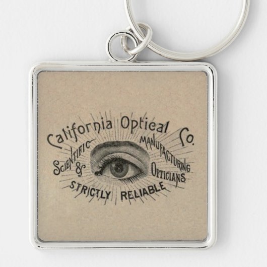 Antiek Adverteren optisch Sleutelhanger (Voorkant)