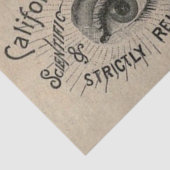 Antiek Adverteren optisch Tissuepapier (Detail)