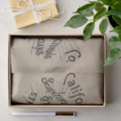 Antiek Adverteren optisch Tissuepapier (Geschenk)