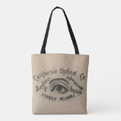 Antiek Adverteren optisch Tote Bag (Achterkant)