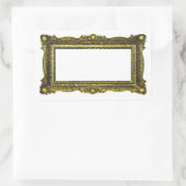 Antiek Afbeelding Lijst Rechthoekige Sticker (Tas)