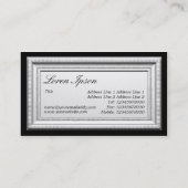 Antiek Afbeelding Lijst Visitekaartje (Achterkant)