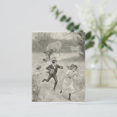 Antiek afbeelding moet draaien briefkaart (Staand voorkant)