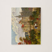 antiek afdruk van Abbotsford House Legpuzzel (Verticaal)
