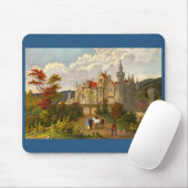 antiek afdruk van Abbotsford House Muismat (Met muis)